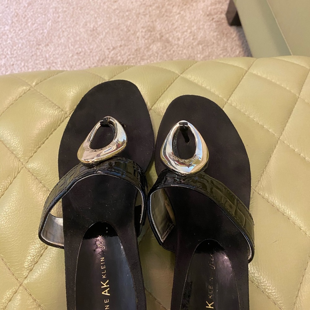 Calvin Klein Black Slide Sandals